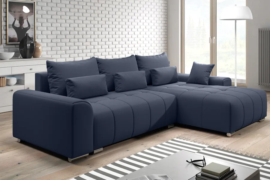 مبل راحتی ال شکل یکی از انواع مدل راحتی